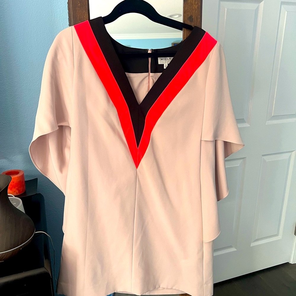 Milly batwing mini dress